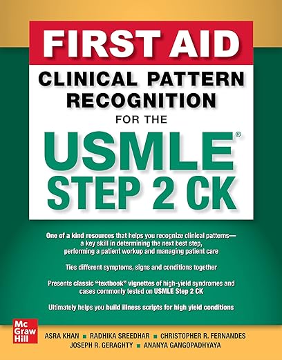 First Aid Clinical Pattern Recognition for the USMLE Step 2 CK 1st Edition PDF Free Download